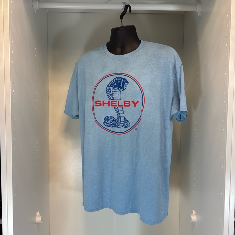 Shelby Cobra Blue Shirt Size XL